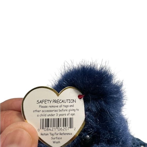 Ty Attic Treasures Orion Blue Bear – Vintage 1993 – With Tags Collectible Plush - Picture 9 of 14